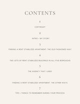 NYC RENT STABILIZED APARTMENT GUIDE